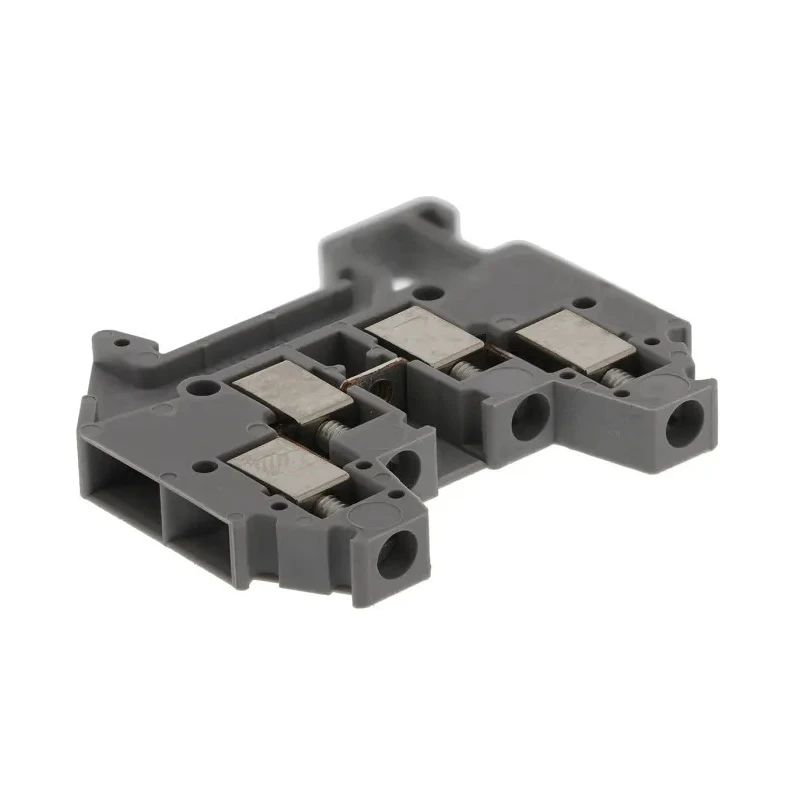 Phoenix Contact MT 1.5-QUATTRO Series DIN Rail Terminal Block, 2-Level, 0.14–1.5 mm², 16A, 400V, Grey, Screw 3001679