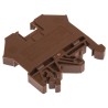 RS PRO DIN Rail Terminal Block Brown, 0.2 - 4 mm², 800V, Single Level 501-720