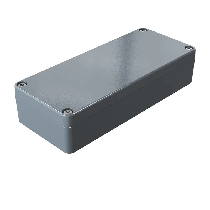 Rose Aluminium Standard Series Die Cast Aluminium Enclosure, IP66, IK09, Grey Lid, 150x64x34mm 01061503