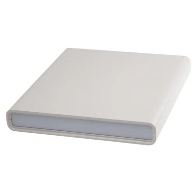 RS PRO Grey Anodised Aluminium Instrument Case 35 mm Height, 230 mm Length, 220 mm Width, Model 503-616