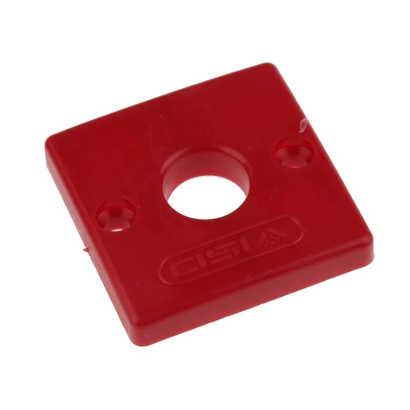 RS PRO Red Barrier & Stanchion Hook Polypropylene 5mm, Plate Mount, Wall Chain Fitting 503-720