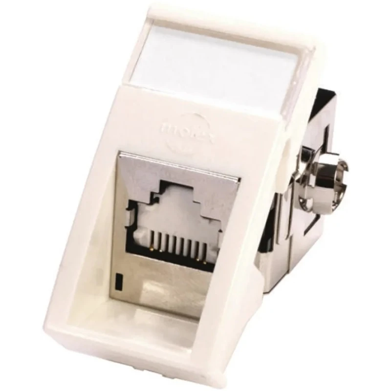Molex CES RJ45 Connector, Female, Surface Mount, Cat6 STP Angled, Gold Contacts, MLG-00022-02
