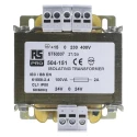 RS PRO 100 VA Isolation Transformer, 1 Output, 24-0-24V AC, IEC61558-2-4, Panel Mount, 504-151