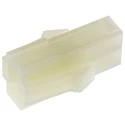 TE Connectivity MATE-N-LOK Wire to Wire Connector Panel, 2 Crimp Female, Nylon, 600V AC/DC, 9.5A 172328-1