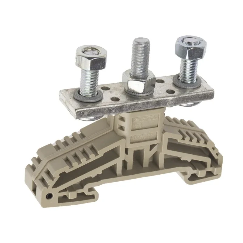 RS PRO HSK Series Stud Terminal, Beige, 1-Level, Bolt Termination, 1 kV, 125 A 501-982