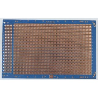 Vero Technologies Epoxy Glass Stripboard FR4 160mm x 100mm, 2 Sides, 1.02mm Hole Pitch, 03-2990