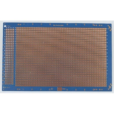 Vero Technologies Epoxy Glass Stripboard FR4 160mm x 100mm, 2 Sides, 1.02mm Hole Pitch, 03-2990