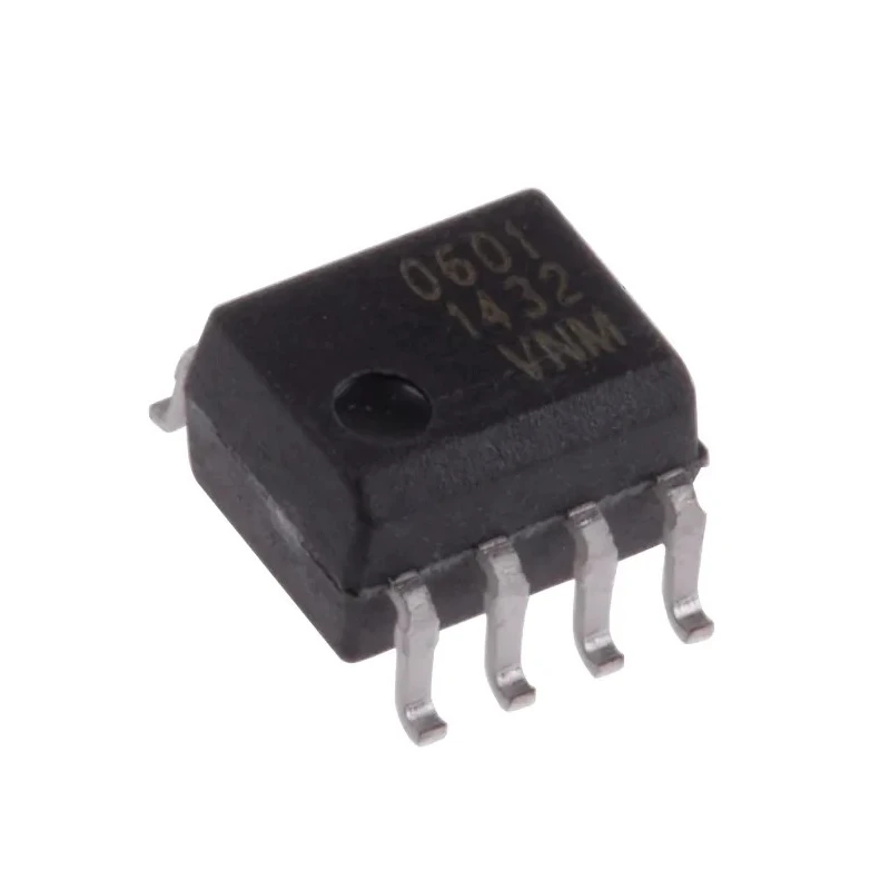 Broadcom DC Input Optocoupler Surface Mount 8-Pin SOIC, Maximum Forward Voltage 1.75V, 20mA, Model HCPL-0601