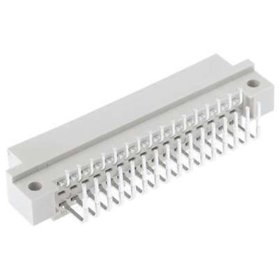 HARTING DIN 41612 32 Way 2.54 mm Pitch Through Hole Connector, Type C/2, Solder Class C2, 2 Row Male Right Angle 09231326921
