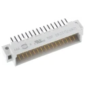 HARTING DIN 41612 32 Way 2.54 mm Pitch Through Hole Connector, Type C/2, Solder Class C2, 2 Row Male Right Angle 09231326921