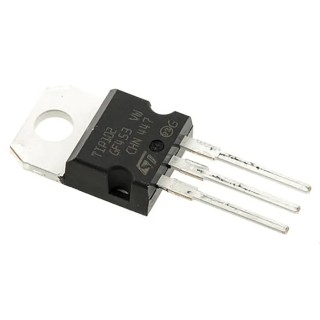 STMicroelectronics Darlington Transistor NPN TO-220 TIP102, 8A 100V HFE:200 80W, 3-Pin Through Hole