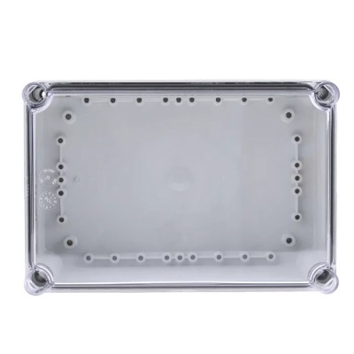 Fibox Flanged EK Series Polycarbonate Enclosure, Transparent Lid, IP67, IK08, 130x190x280 mm 