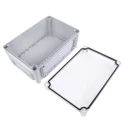 Fibox Flanged EK Series Polycarbonate Enclosure, Transparent Lid, IP67, IK08, 130x190x280 mm 
