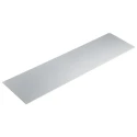 RS PRO Grey Aluminium Front Panel, 3U, 520 mm Length, 138.8 mm Width, Etched & Anodised, Model 506-110
