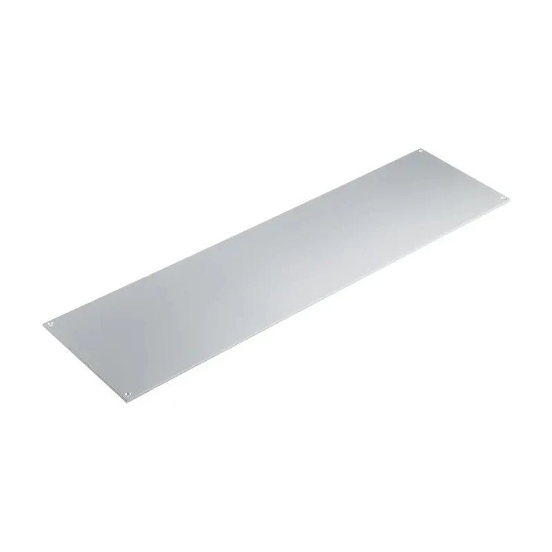 RS PRO Grey Aluminium Front Panel, 3U, 520 mm Length, 138.8 mm Width, Etched & Anodised, Model 506-110