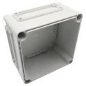Fibox Flanged EK Series Polycarbonate Enclosure, Transparent Lid, IP66, 130x190x190mm, IK08 