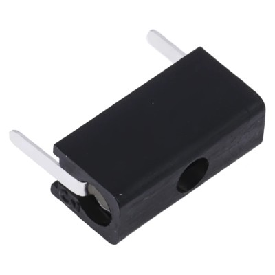 RS PRO Black Female Test Socket, 2 mm Connector, Solder Termination, 5A, Silver Plating 102-9210