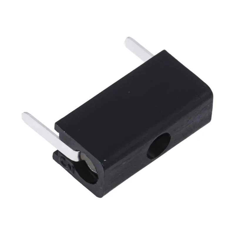 RS PRO Black Female Test Socket, 2 mm Connector, Solder Termination, 5A, Silver Plating 102-9210