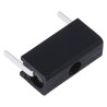 RS PRO Black Female Test Socket, 2 mm Connector, Solder Termination, 5A, Silver Plating 102-9210