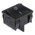 Marquardt DPST On-Off Rocker Switch Panel, Polyamide, 250V AC, 10A, Rectangular, Panel Mount 1802.1108