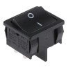 Marquardt DPST On-Off Rocker Switch Panel, Polyamide, 250V AC, 10A, Rectangular, Panel Mount 1802.1108
