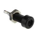 Cinch Black Female Test Socket 2 mm Connector, Solder Termination, 10A, Tin Plating 105-0803-001