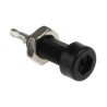 Cinch Black Female Test Socket 2 mm Connector, Solder Termination, 10A, Tin Plating 105-0803-001
