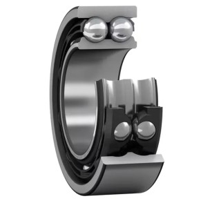 SKF Double Row Angular Contact Ball Bearing 3304 ATN9, 20 mm ID, 52 mm OD, 22.2 mm Width, Steel Balls, Non-Metallic Cage