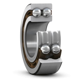 SKF Double Row Deep Groove Ball Bearing, 30 mm Inside Diameter, 62 mm Outside Diameter, Open Type, 2 Rows 4206 ATN9