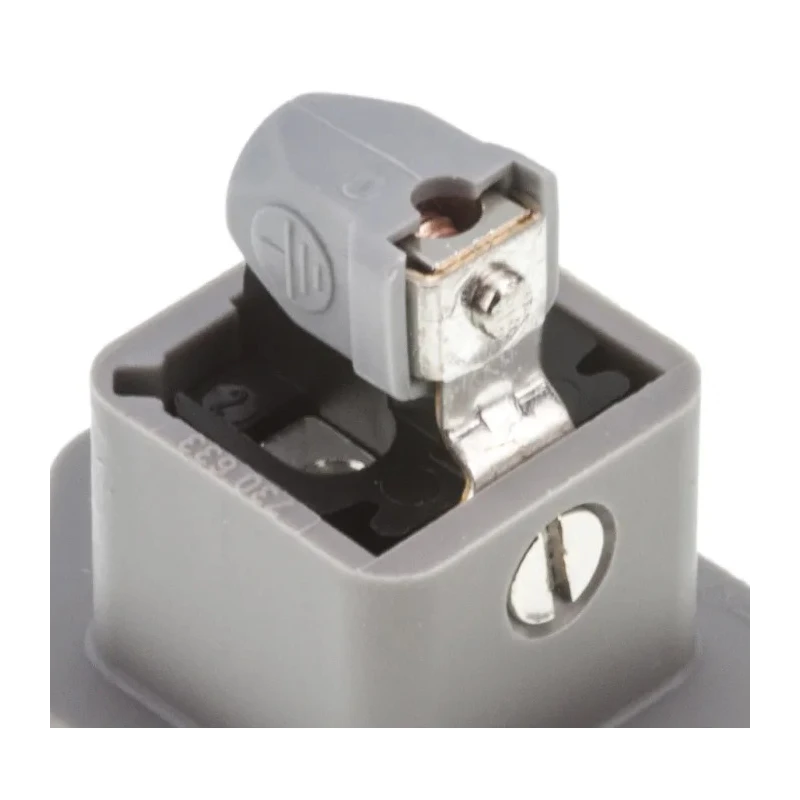Hirschmann STASEI 2 ST IP54 Grey Front Mount Industrial Power Connector, 2+PE, Straight, Male, 16A, 250V 