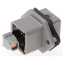 Hirschmann STASEI 2 ST IP54 Grey Front Mount Industrial Power Connector, 2+PE, Straight, Male, 16A, 250V 