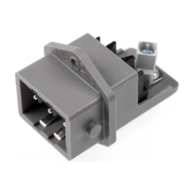 Hirschmann ST IP54 Panel Mount 3-Pole Industrial Power Connector 16A 250V/400V Straight Grey 