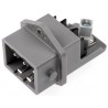 Hirschmann ST IP54 Panel Mount 3-Pole Industrial Power Connector 16A 250V/400V Straight Grey