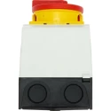 Eaton Surface Mount Isolator Switch, 6-Pole, IP65, 100A, 5.5kW, Red Handle, T0-3 Series 