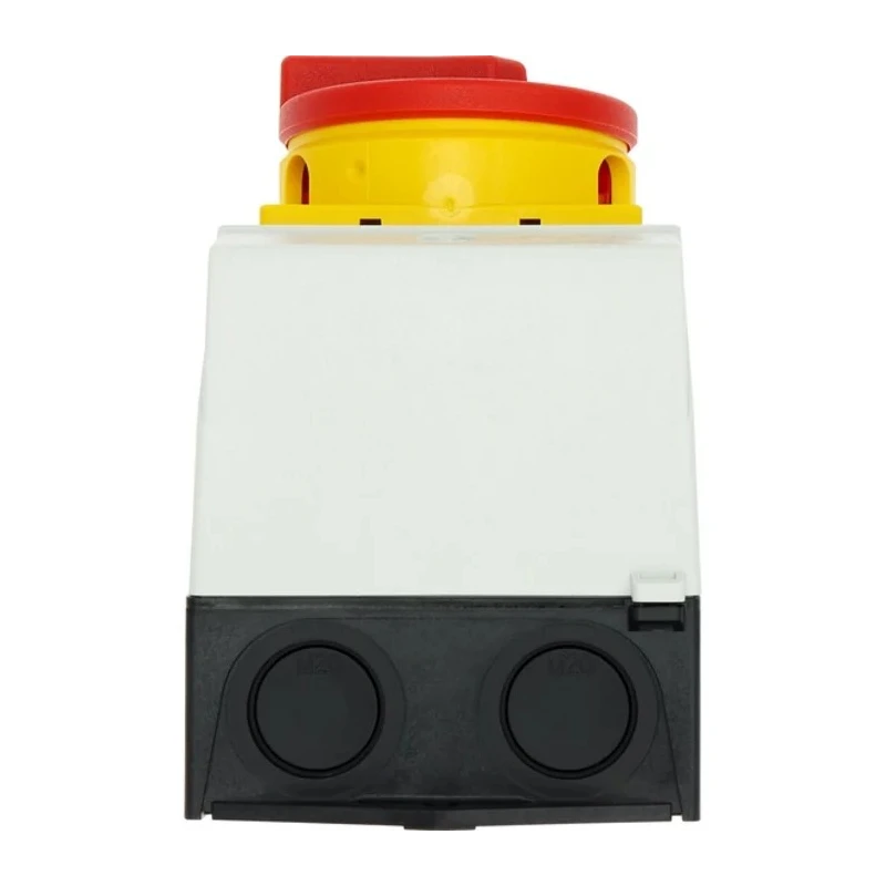 Eaton Surface Mount Isolator Switch, 6-Pole, IP65, 100A, 5.5kW, Red Handle, T0-3 Series 