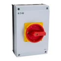 Eaton 3-Pole Surface Mount Isolator Switch, IP65, 640A, 4.5W, Red Handle, Screw Terminal, 
