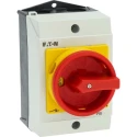Eaton Surface Mount Isolator Switch, 6-Pole, IP65, 100A, 5.5kW, Red Handle, T0-3 Series 