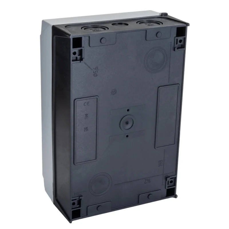 Eaton 3-Pole Surface Mount Isolator Switch, IP65, 640A, 4.5W, Red Handle, Screw Terminal, 