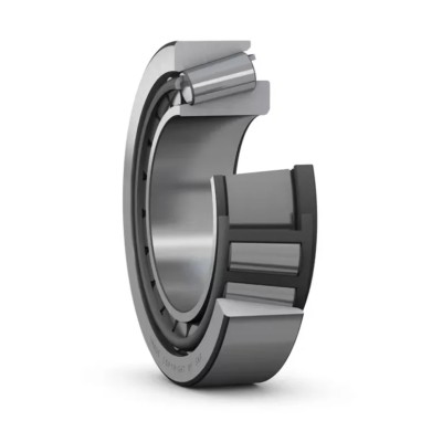 SKF Tapered Roller Bearing 40 mm ID, 90 mm OD, 1 Row, Open, TRB Series, Steel, Sheet Metal Cage, 8000 rpm, 30308