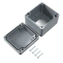 Rose Aluminium Standard Series Die Cast Aluminium Enclosure IP66 IK09 80mm x 75mm Grey Lid 01080806