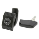 Schneider Electric Steel Cabinet Lock, Keyed Cylinder Lock with Key, Steel, CYLINDER LOCK WITH KEY