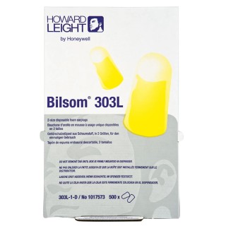 Honeywell Safety Disposable Earplugs, Uncorded, Polyurethane, Yellow, 33 dB SNR, 500 Pairs 1017573