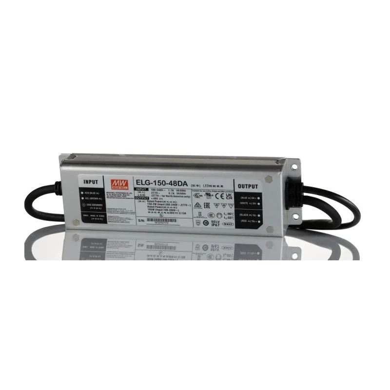 Mean Well DALI Dimmable LED Driver 48V 150W IP67 