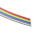 3M 3302 Series Ribbon Cable Flat, 1.27 mm Pitch, 10 Conductors, Stranded, 28AWG, Polyvinyl Chloride Jacket 3302-10 100FT
