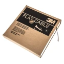 3M 3302 Series Ribbon Cable Flat, 1.27 mm Pitch, 10 Conductors, Stranded, 28AWG, Polyvinyl Chloride Jacket 3302-10 100FT