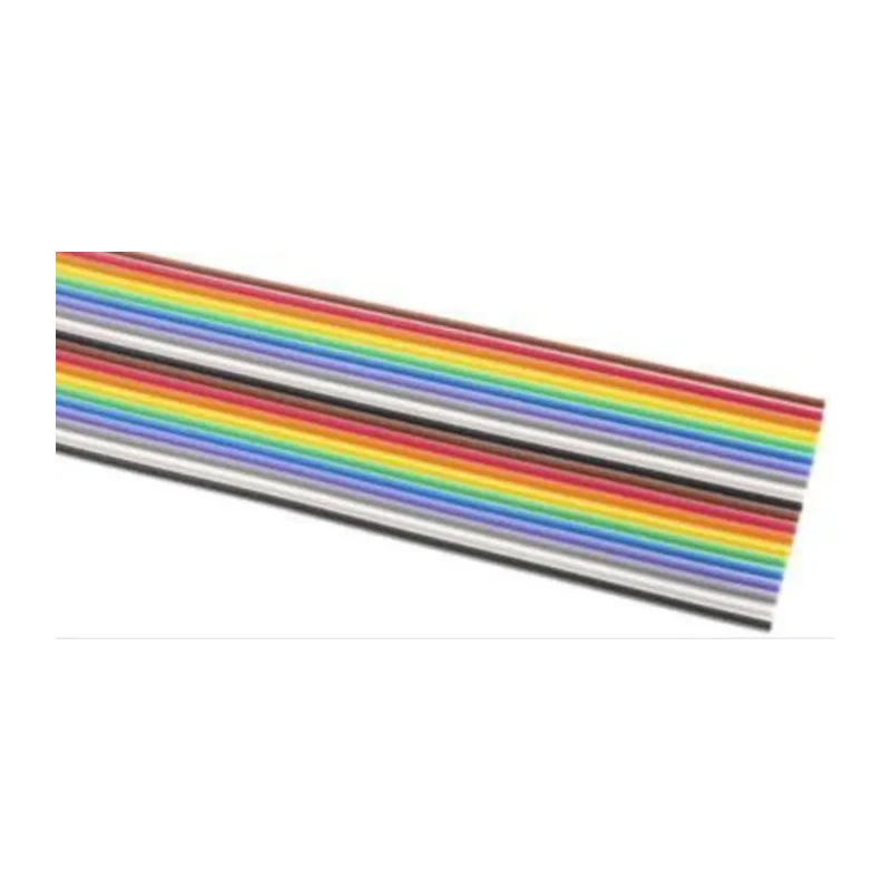 3M 3302 Series Flat Cable, Stranded, 1.27 mm Pitch, 34 Conductors, 30.48 m Length, PVC Multicolour Jacket, 300V 3302-34 100FT
