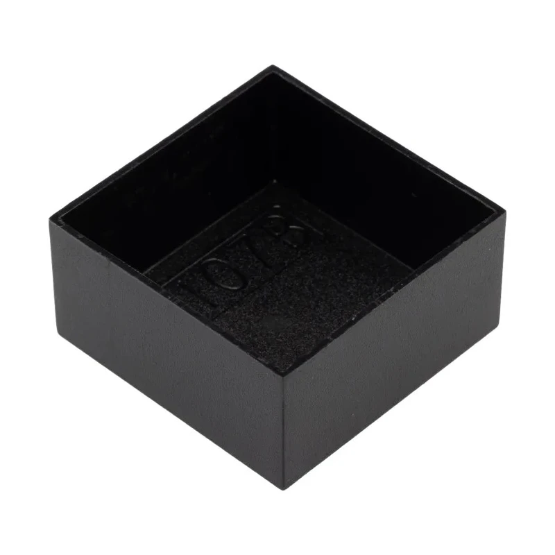 CamdenBoss Black ABS Potting Box with Lid, 40mm x 40mm x 20mm, IP30/IP40, RTM107-BLK