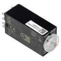 Omron Panel Timer Relay 24V AC/DC, Multifunction, DPDT, 4-Contact, 0.1 s to 10 min, IP40 H3YN