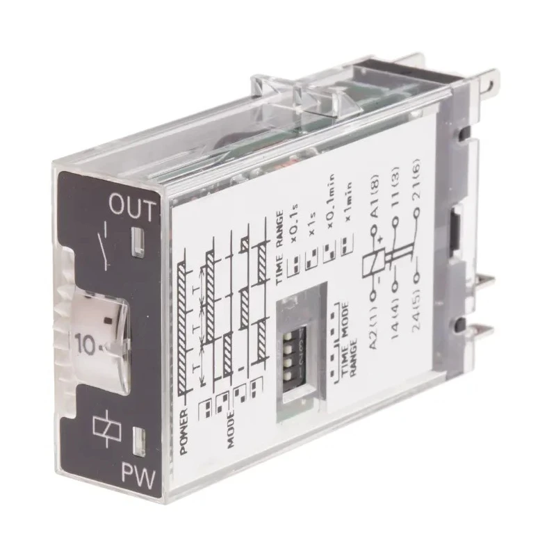 Omron Panel Timer Relay 12V AC/DC, Multifunction, DPST, 2 Contacts H3RN