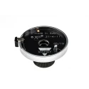 Vishay Potentiometer Knob, 46 mm Diameter, Silver, Circular, For 6.35 mm Shaft, Vernier Scale, Model 21A11B10